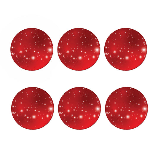 Shiny Sparkle Print Coaster Set