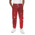 Shiny Sparkle Print Cotton Sweatpants
