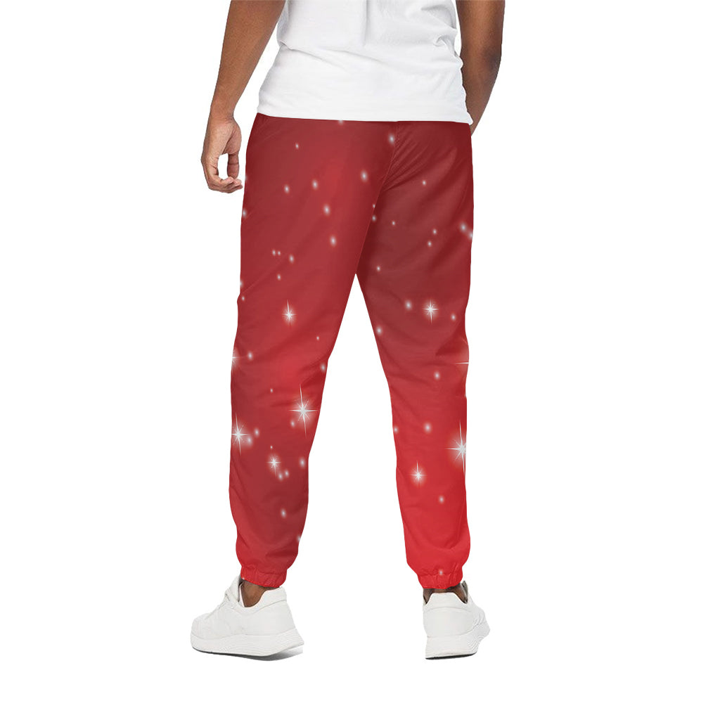 Shiny Sparkle Print Cotton Pants