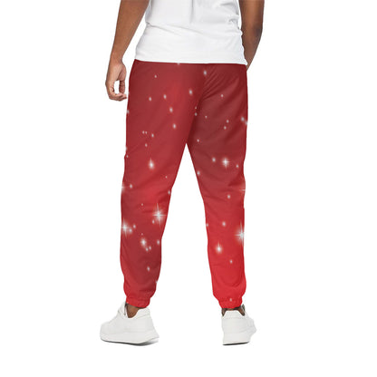 Shiny Sparkle Print Cotton Pants