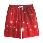 Shiny Sparkle Print Cotton Shorts