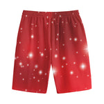 Shiny Sparkle Print Cotton Shorts