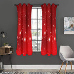 Shiny Sparkle Print Curtain