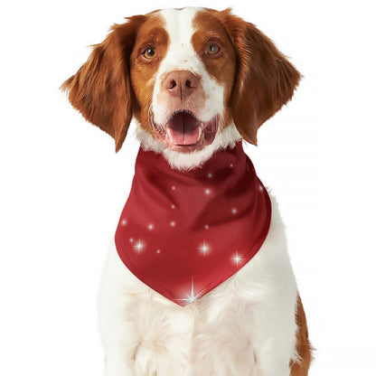 Shiny Sparkle Print Dog Bandana