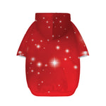 Shiny Sparkle Print Dog Zip Up Hoodie