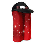 Shiny Sparkle Print Double Neoprene Wine Tote