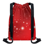 Shiny Sparkle Print Drawstring Backpack