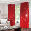 Shiny Sparkle Print Extra Wide Grommet Curtains