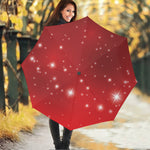 Shiny Sparkle Print Foldable Umbrella