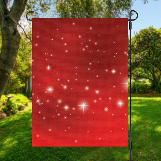 Shiny Sparkle Print Garden Flag