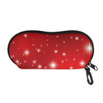 Shiny Sparkle Print Glasses Case