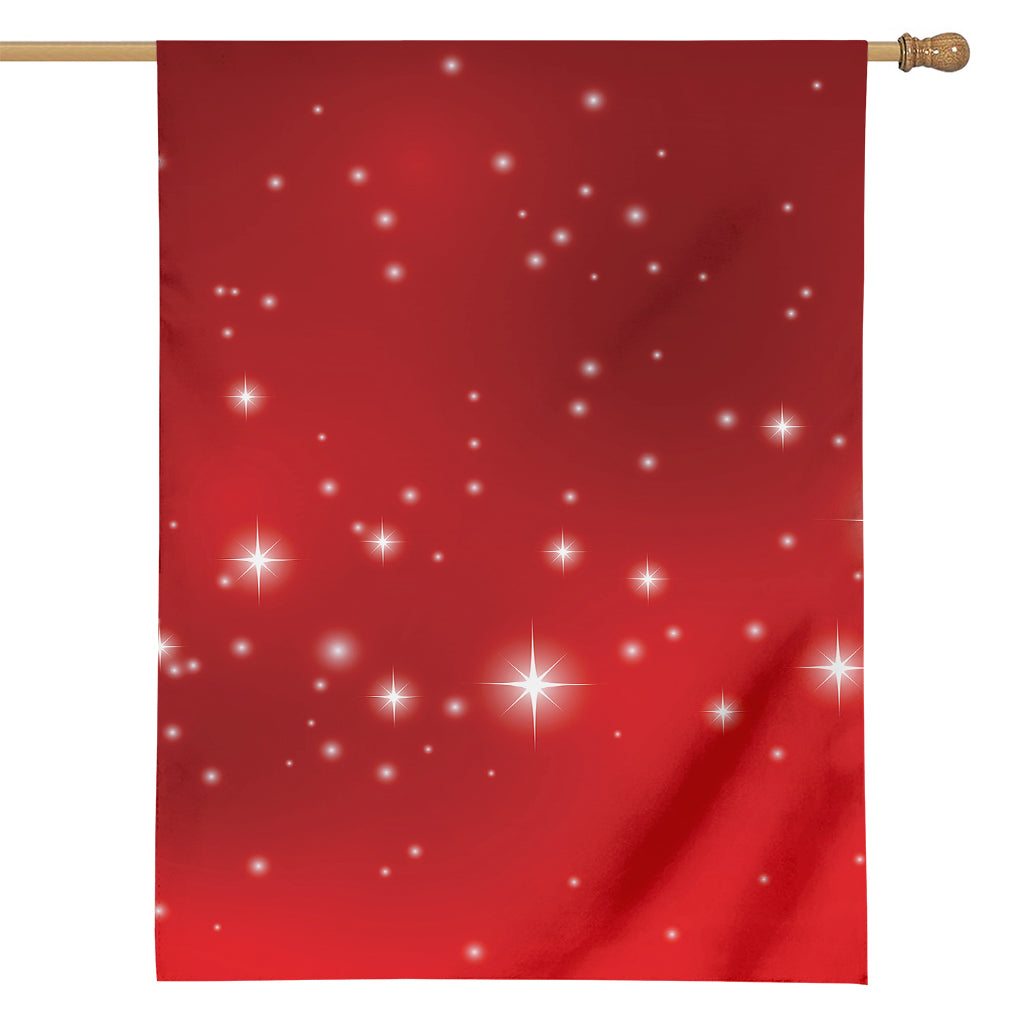 Shiny Sparkle Print House Flag