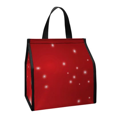Shiny Sparkle Print Insulated Lunch Tote