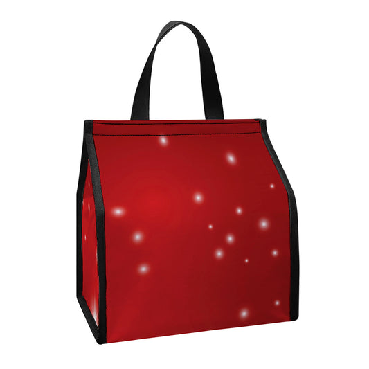 Shiny Sparkle Print Insulated Lunch Tote