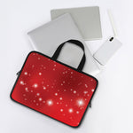 Shiny Sparkle Print Laptop Sleeve With Handle