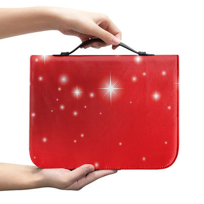 Shiny Sparkle Print Leather Bible Cover