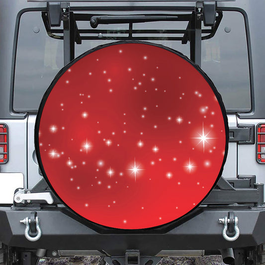 Shiny Sparkle Print Leather Spare Tire Cover
