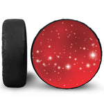 Shiny Sparkle Print Leather Spare Tire Cover