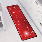 Shiny Sparkle Print Long Kitchen Mat