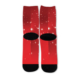 Shiny Sparkle Print Long Socks