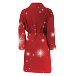 Shiny Sparkle Print Men's Bathrobe