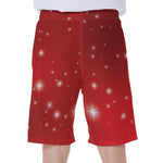 Shiny Sparkle Print Men's Beach Shorts