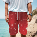Shiny Sparkle Print Men's Cargo Shorts