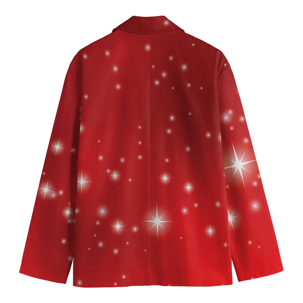 Shiny Sparkle Print Men's Cotton Blazer