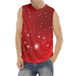 Shiny Sparkle Print Men's Fitness Tank Top
