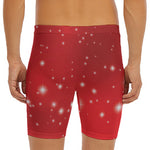 Shiny Sparkle Print Men's Long Boxer Briefs