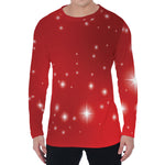 Shiny Sparkle Print Men's Long Sleeve T-Shirt