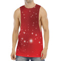 Shiny Sparkle Print Men's Muscle Tank Top