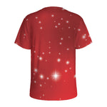 Shiny Sparkle Print Men's Sports T-Shirt