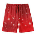 Shiny Sparkle Print Men's Swim Trunks