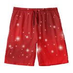 Shiny Sparkle Print Men's Swim Trunks