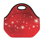 Shiny Sparkle Print Neoprene Lunch Bag