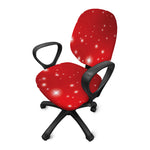 Shiny Sparkle Print Office Chair Cover
