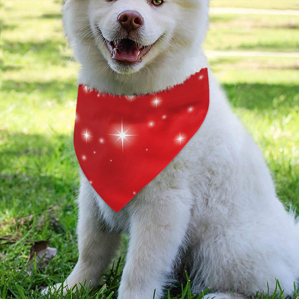 Shiny Sparkle Print Over The Collar Dog Bandana
