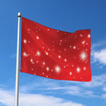 Shiny Sparkle Print Polyester Flag