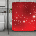 Shiny Sparkle Print Polyester Shower Curtain