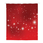 Shiny Sparkle Print Polyester Shower Curtain