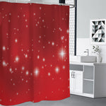 Shiny Sparkle Print Premium Shower Curtain