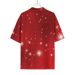 Shiny Sparkle Print Rayon Hawaiian Shirt