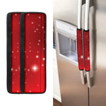 Shiny Sparkle Print Refrigerator Handle Covers