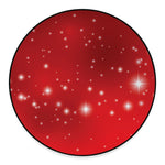 Shiny Sparkle Print Round Floor Mat