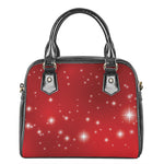 Shiny Sparkle Print Shoulder Handbag