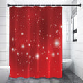Shiny Sparkle Print Shower Curtain