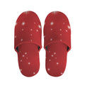 Shiny Sparkle Print Slippers