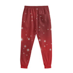 Shiny Sparkle Print Sweatpants