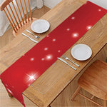 Shiny Sparkle Print Table Runner